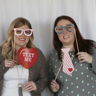 Be My Galentine - Galentine's & Valentine's Day Party Photo Booth Props Kit - 20 Count