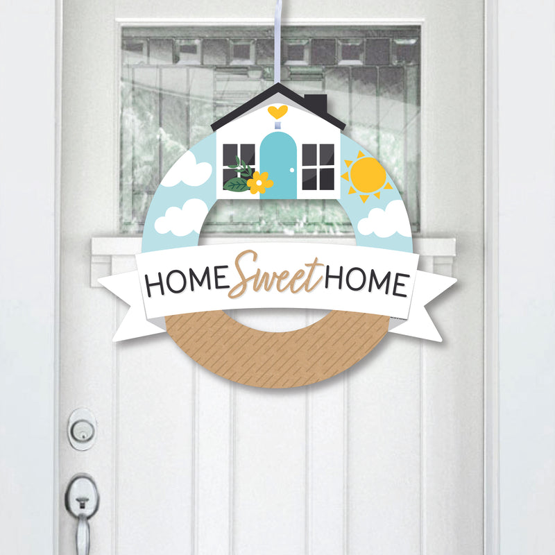 Welcome Home Housewarming - Outdoor New Sweet Home Decor - Front Door Wreath