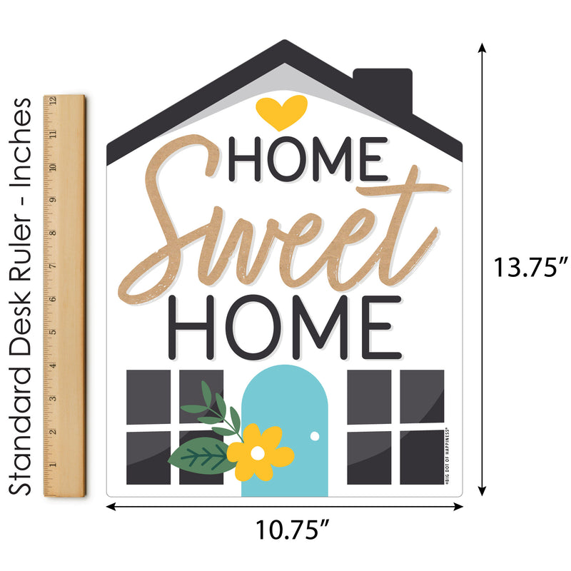 Welcome Home Housewarming - Outdoor Lawn Sign - New Sweet Home Yard Sign - 1 Piece