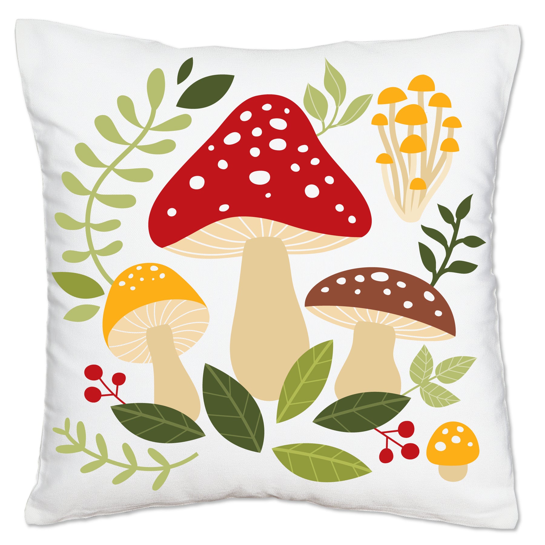 Mushroom throw clearance pillow