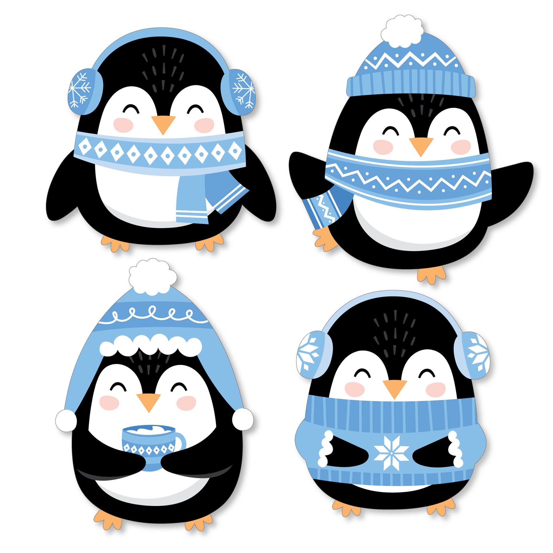 Penguin Badge Holder, Penguin Retractable Badge Reel, Personalized