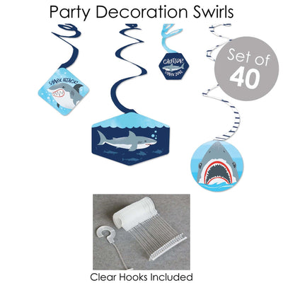 Shark Zone - Jawsome Shark Party or Birthday Party Decoration Kit - Fundle Bundle