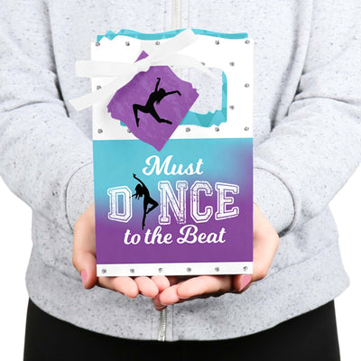 Must Dance to the Beat - Dance - Birthday Party or Dance Party Favor Boxes - Set of 12