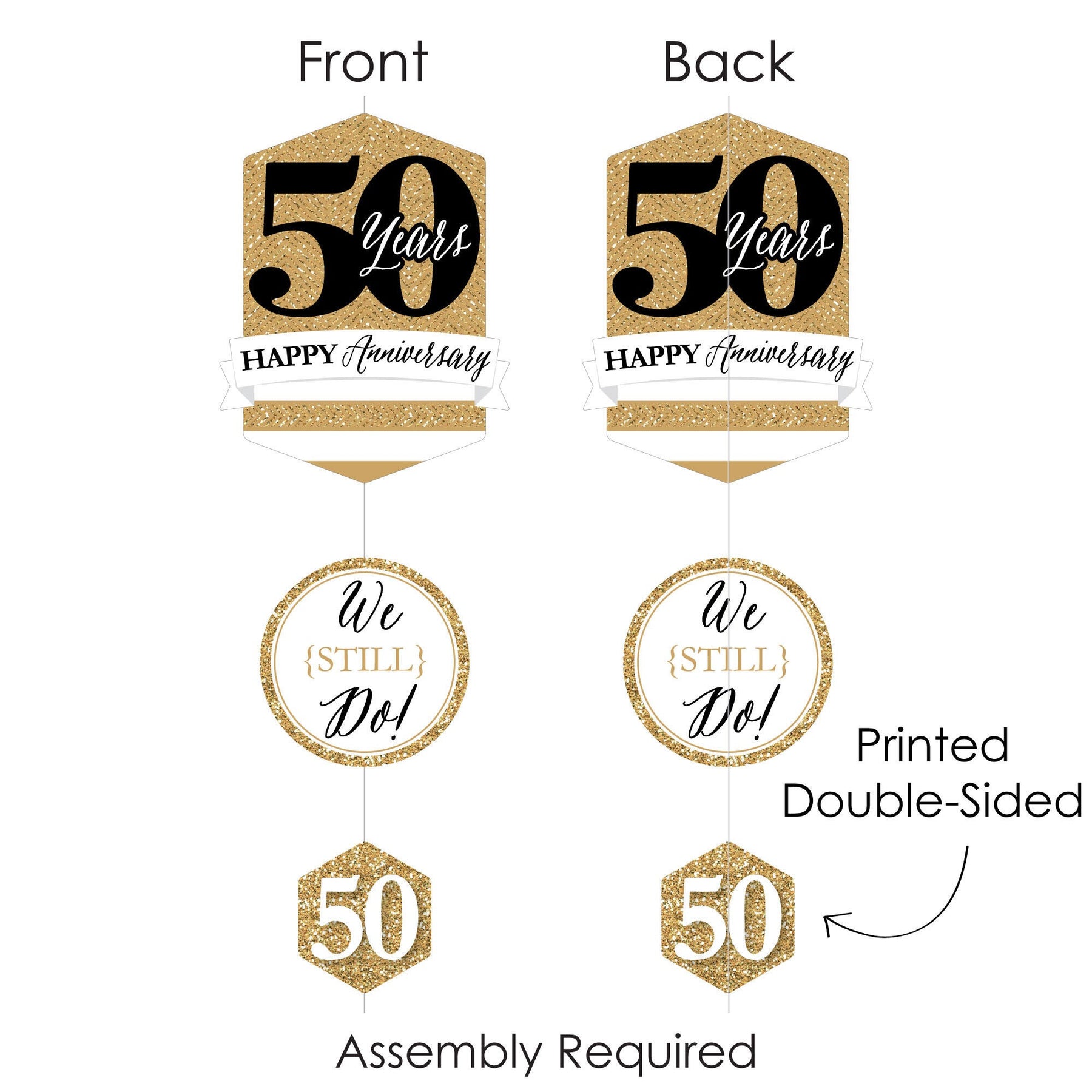 We Still Do - 50th Wedding Anniversary - Anniversary Party DIY