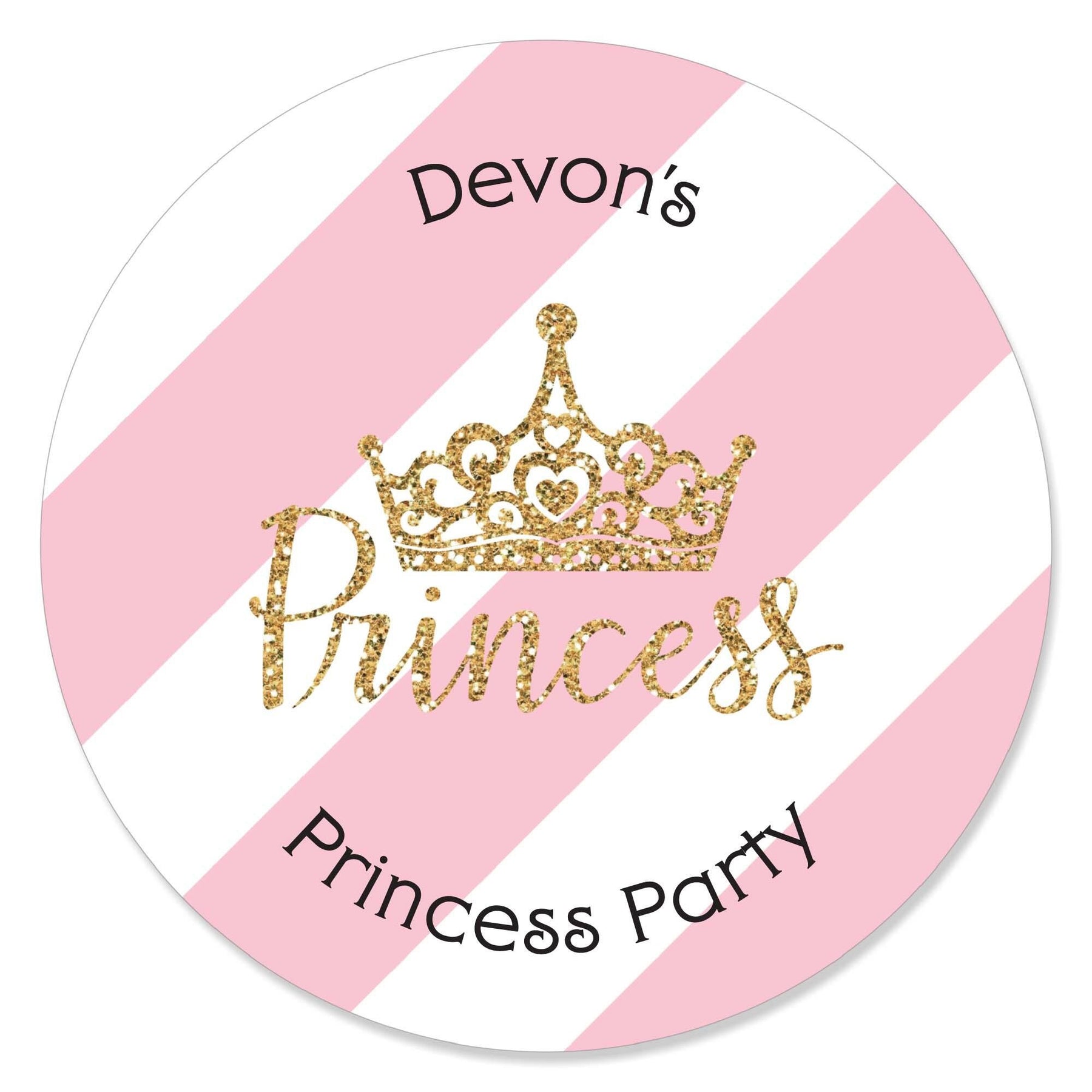 Princess Crown With Jewels Sticker