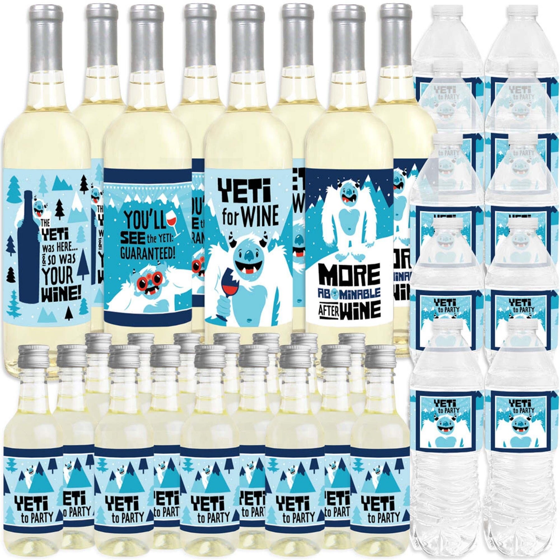 Water Bottle Single NAME LABELS STICKERS Kids School Lunch Box Drink Custom  Yeti