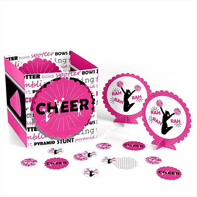 We've Got Spirit - Cheerleading - Birthday Party or Cheerleader Party Centerpiece and Table Decoration Kit