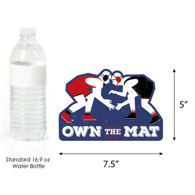 Own The Mat - Wrestling - Decorations DIY Birthday Party or Wrestler Party Essentials - Set of 20