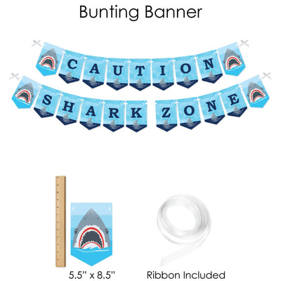 Shark Zone - Jawsome Shark Party or Birthday Party Decoration Kit - Fundle Bundle