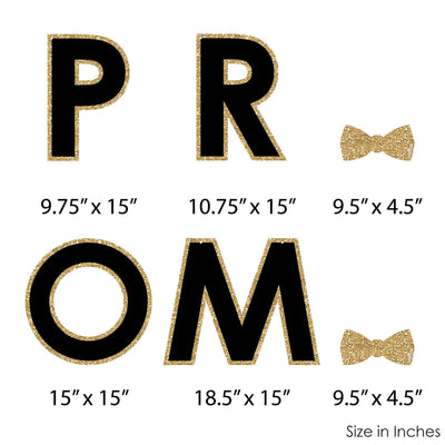 Prom - Large Prom Night Party Decorations - Prom - Outdoor Letter Banner