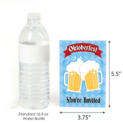 Oktoberfest - Fill In German Beer Festival Party Invitations - 8 ct