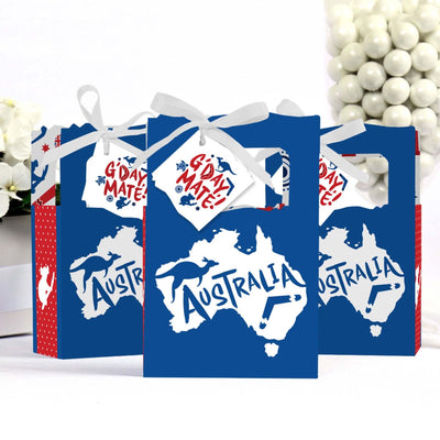 Australia Day - G'Day Mate Aussie Party Favor Boxes - Set of 12