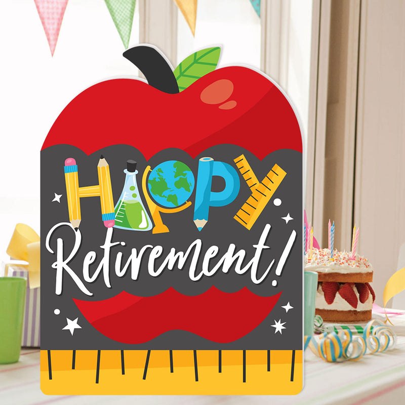 Teacher Retirement - Congratulations Giant Greeting Card - Big Shaped Jumborific Card - 16.5 x 22 inches