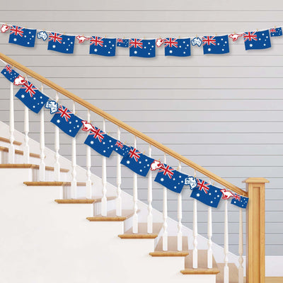 Australia Day - G'Day Mate Aussie Party DIY Decorations - Clothespin Garland Banner - 44 Pieces