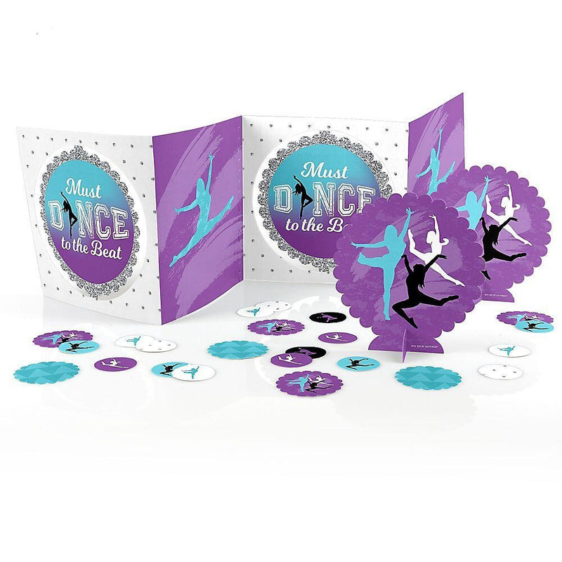 Must Dance to the Beat - Dance - Birthday Party or Dance Party Centerpiece and Table Decoration Kit