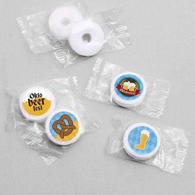 Oktoberfest - Round Candy Labels German Beer Festival Favors - Fits Hershey's Kisses - 108 ct