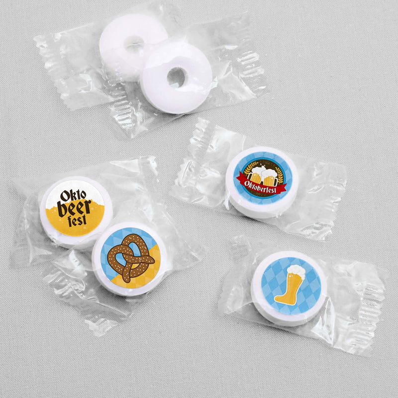 Oktoberfest - Round Candy Labels German Beer Festival Favors - Fits Hershey&