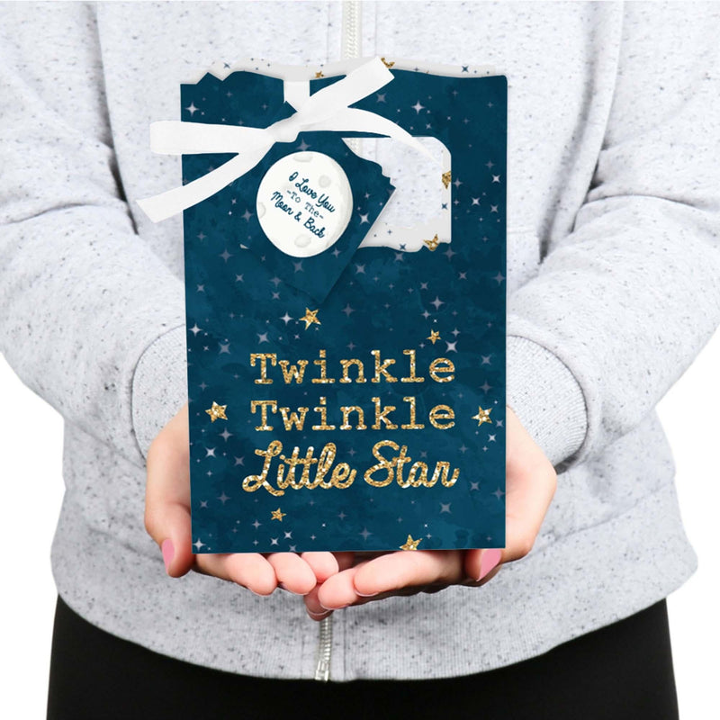 Twinkle Twinkle Little Star - Baby Shower or Birthday Party Favor Boxes - Set of 12