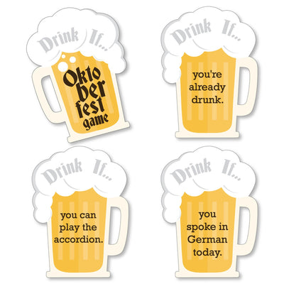 Oktoberfest - Drink If German Beer Festival Party Game - Set of 24