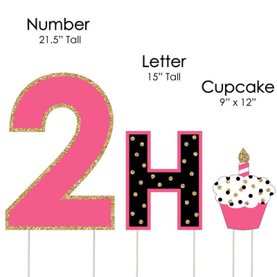 Finally 21 Girl - Yard Sign Outdoor Lawn Decorations - Happy 21st Birthday Yard Signs