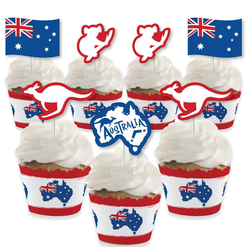 Australia Day - Cupcake Decoration - G&