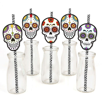 Day Of The Dead - Halloween Sugar Skulls Photo Booth Props Kit - 20 ...