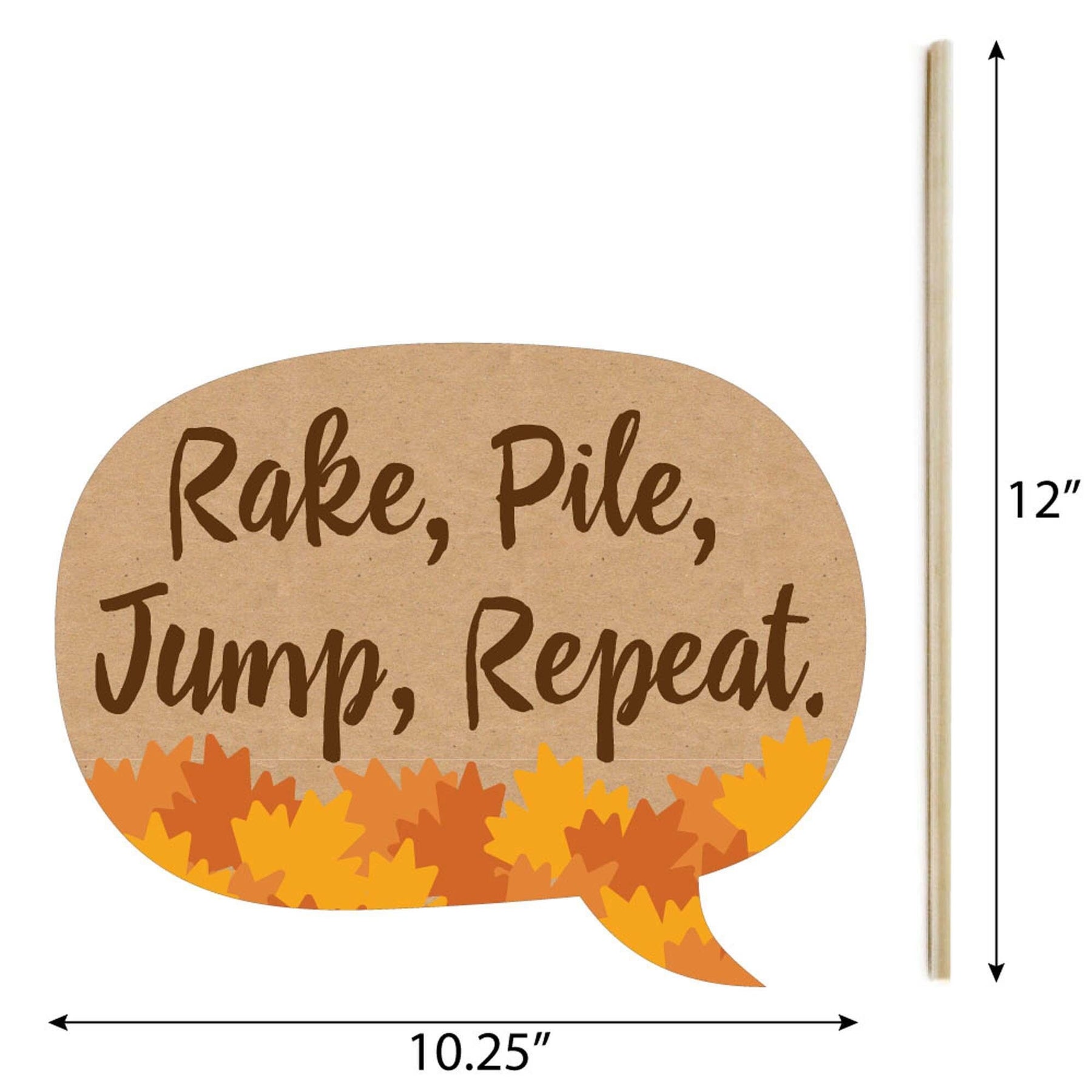 Thanksgiving Photo Stick Props- 12 Pc.