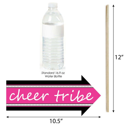 Funny We've Got Spirit - Cheerleading - 10 Piece Birthday Party or Cheerleader Party Photo Booth Props Kit