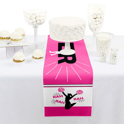 We've Got Spirit - Cheerleading - Petite Birthday Party or Cheerleader Party Paper Table Runner - 12" x 60"