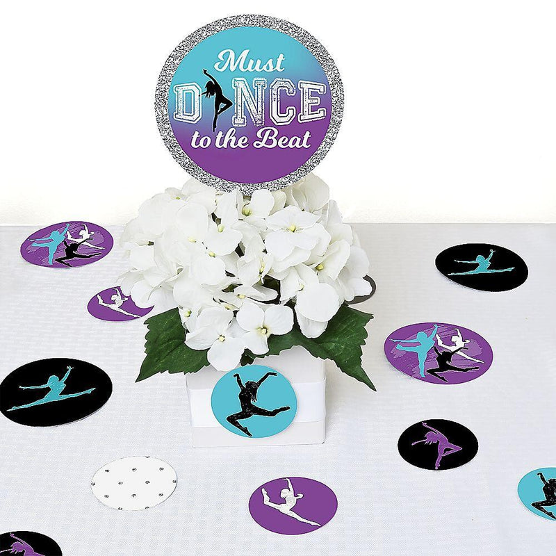 Must Dance to the Beat - Dance - Birthday Party or Dance Party Giant Circle Confetti - Party Decorations - Large Confetti 27 Count