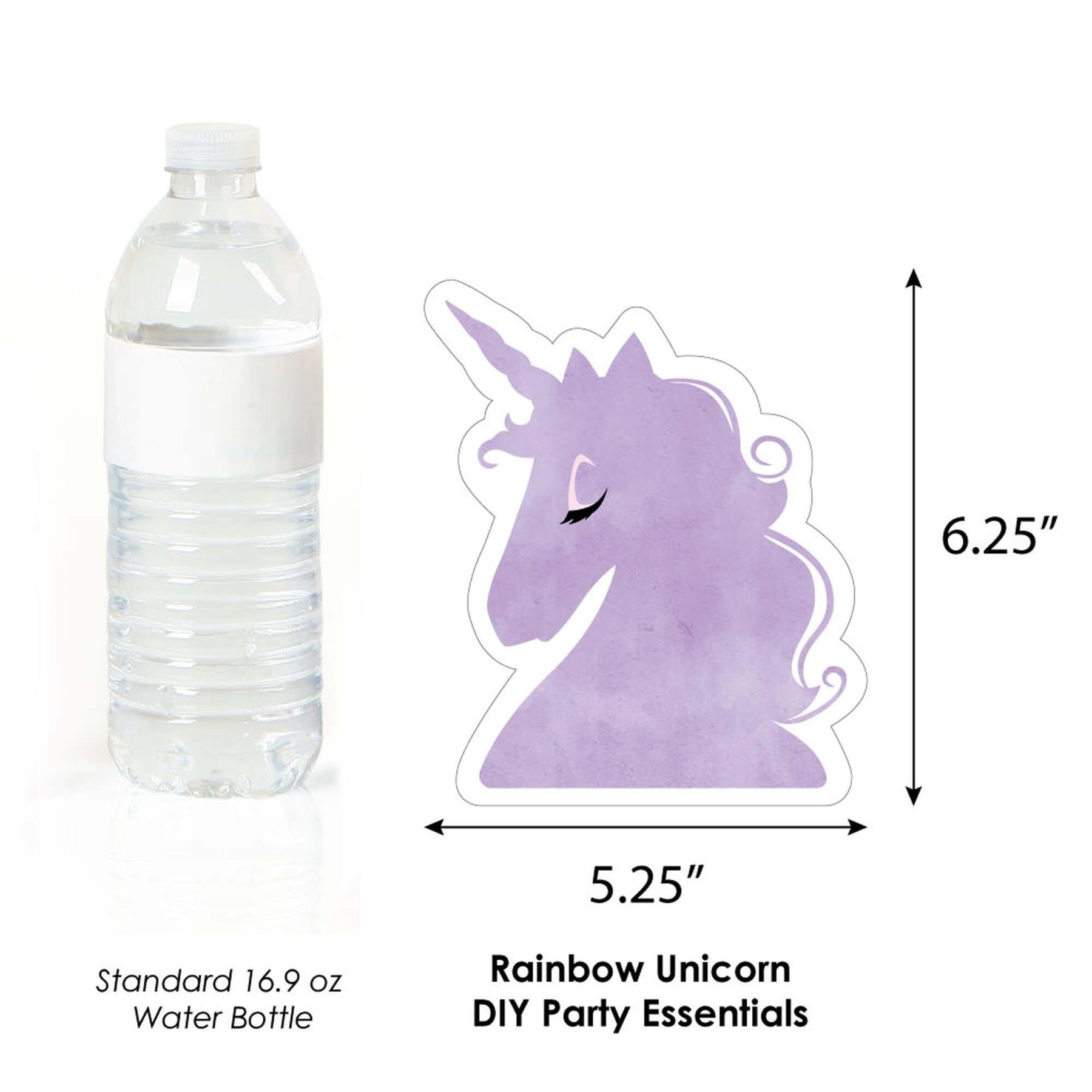 Big Dot Of Happiness Rainbow Unicorn - Magical Unicorn Baby Shower