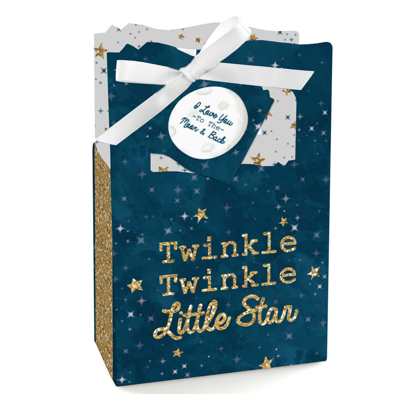 Twinkle Twinkle Little Star - Baby Shower or Birthday Party Favor Boxes - Set of 12