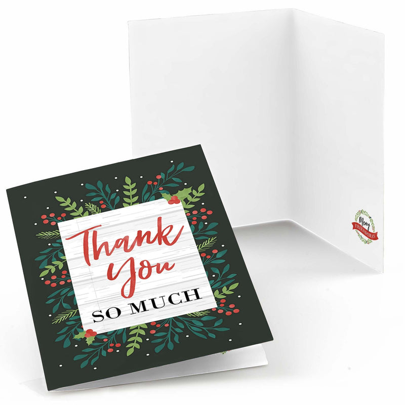 Rustic Merry Friendsmas - Friends Christmas Thank You Cards - Set of 8