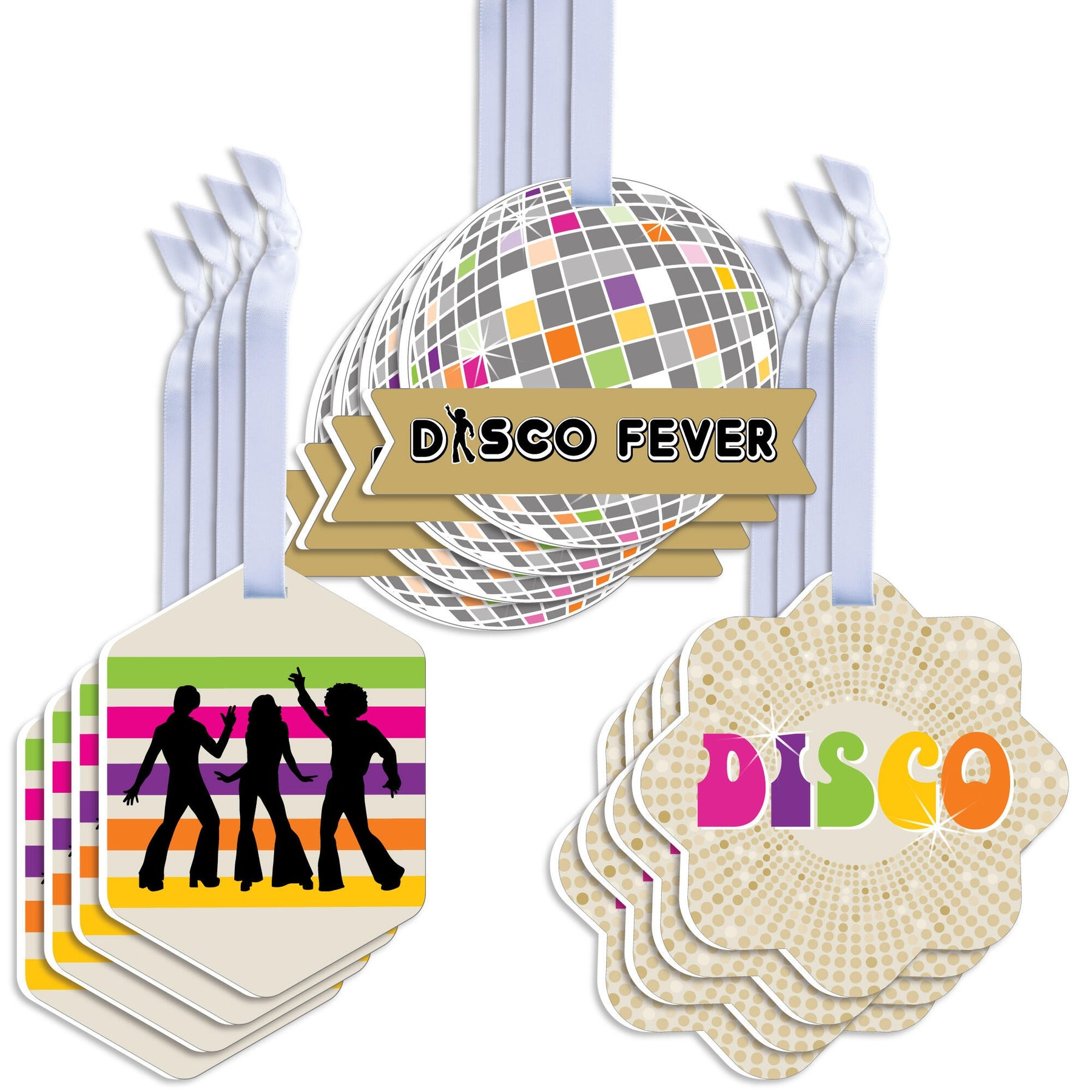 Big Dot of Happiness 70's Disco - 4 1970s Disco Fever Party Games