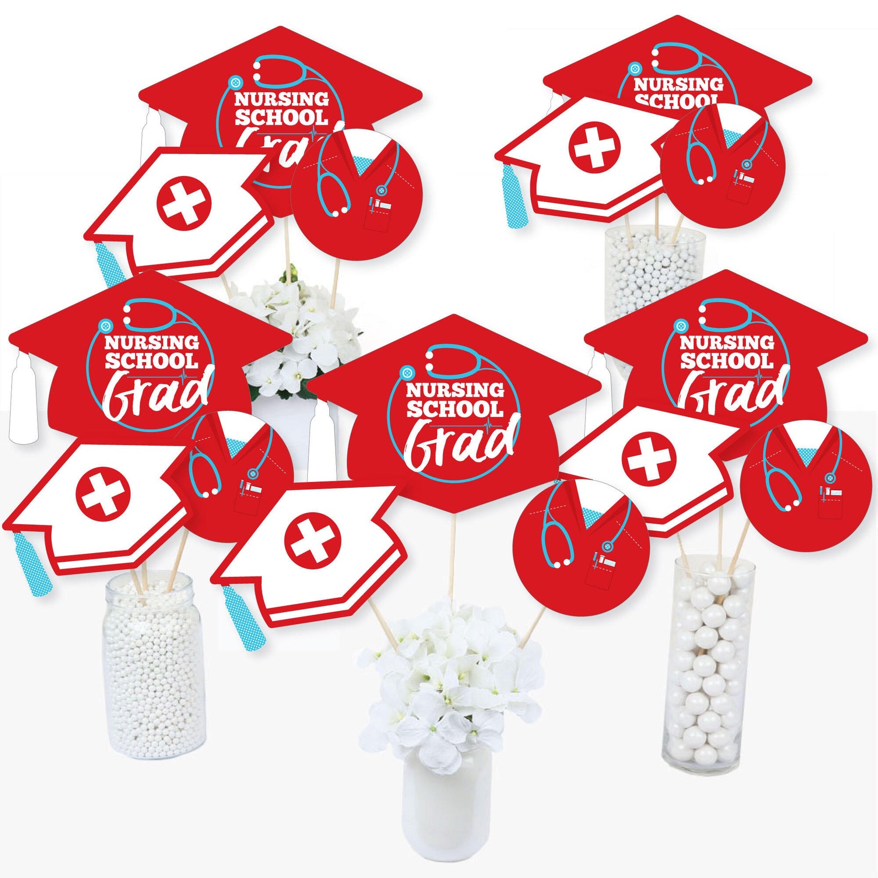 Wedding & Celebrations :: Personalized Nurse Confetti - Nurse RN LPN  Graduation Confetti - Medical Retirement Graduation Party table Decorations  -120 pieces