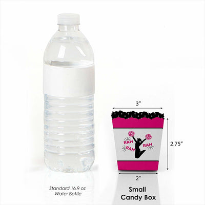 We've Got Spirit - Cheerleading - Party Mini Favor Boxes - Birthday Party or Cheerleader Party Treat Candy Boxes - Set of 12