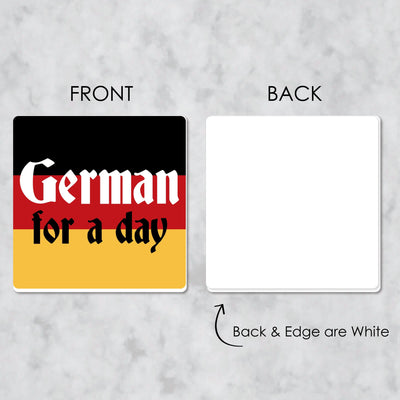 Oktoberfest - Funny German Beer Festival Decorations - Drink Coasters - Set of 6