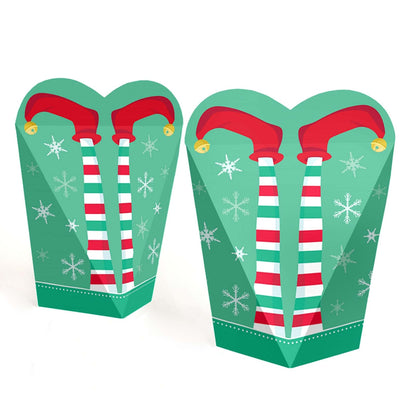 Elf Squad - Kids Elf Christmas and Birthday Party Favors - Gift Heart Shaped Favor Boxes for Women & Kids - Set of 12