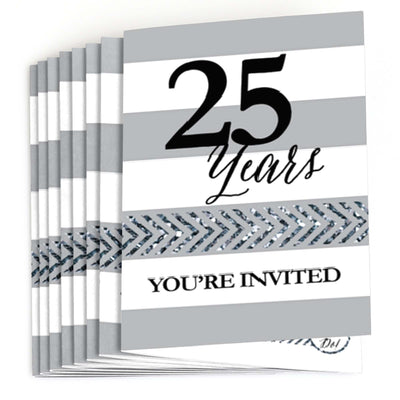 We Still Do - 25th Wedding Anniversary - Fill In Wedding Anniversary Invitations - 8 ct