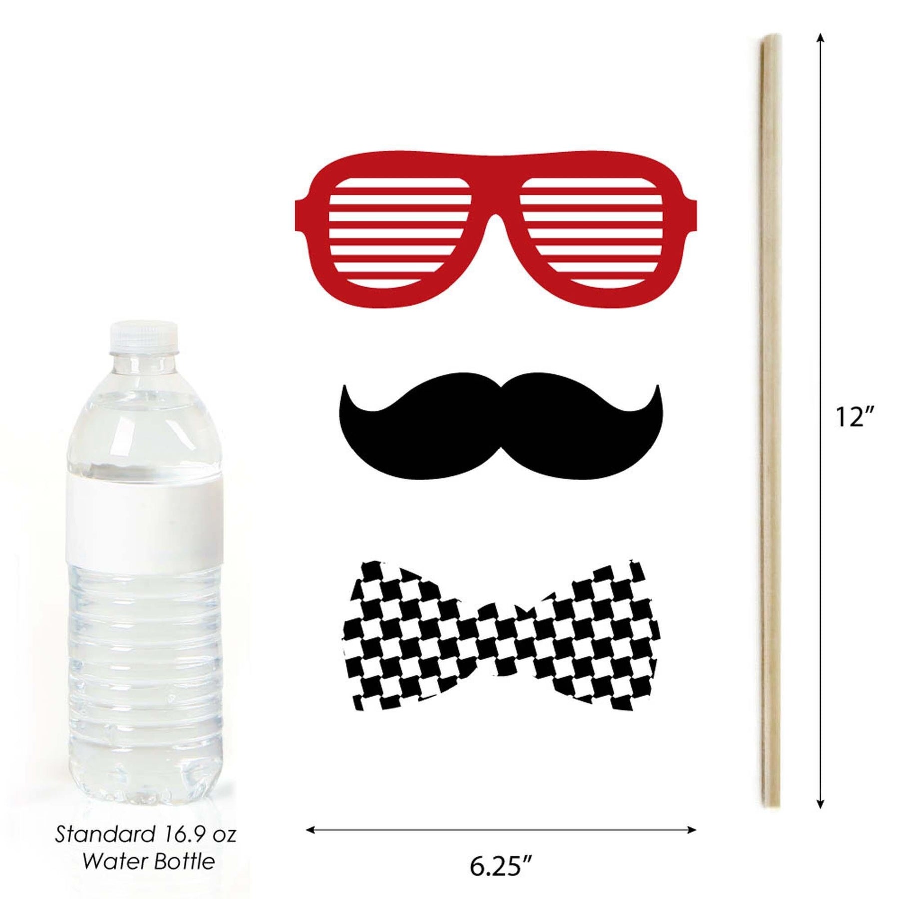 Rockstar Digital Photo Booth Party Props Instant Download 