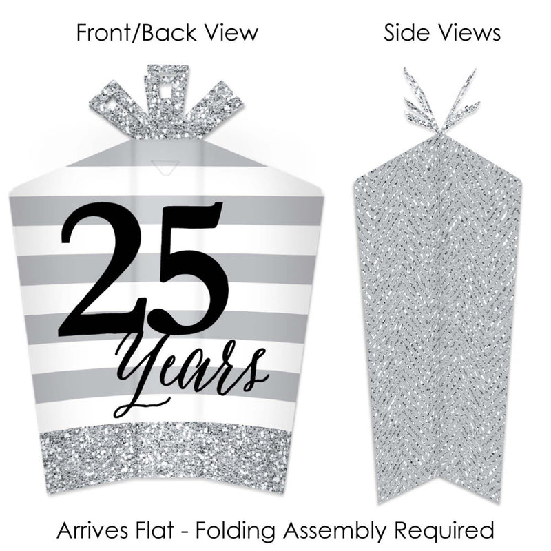 We Still Do - 25th Wedding Anniversary - Table Decorations - Anniversary Party Fold and Flare Centerpieces - 10 Count