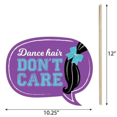 Funny Must Dance to the Beat - Dance - 10 Piece Birthday Party or Dance Party Photo Booth Props Kit