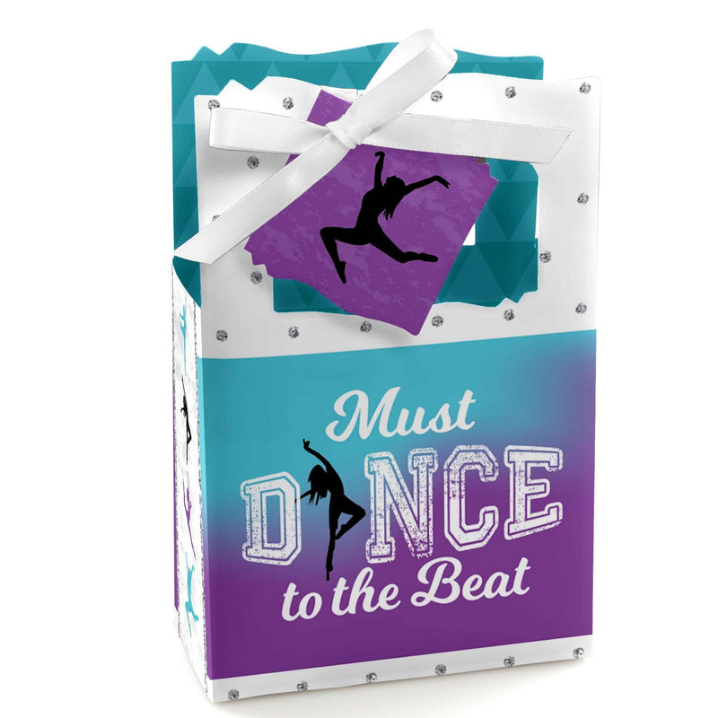 Must Dance to the Beat - Dance - Birthday Party or Dance Party Favor Boxes - Set of 12