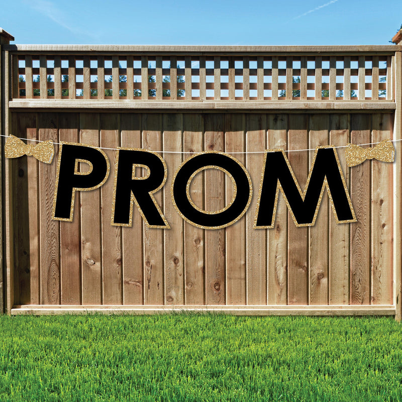 Prom - Large Prom Night Party Decorations - Prom - Outdoor Letter Banner