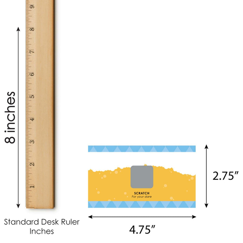 Oktoberfest - German Beer Festival Party Game Scratch Off Dare Cards - 22 Count